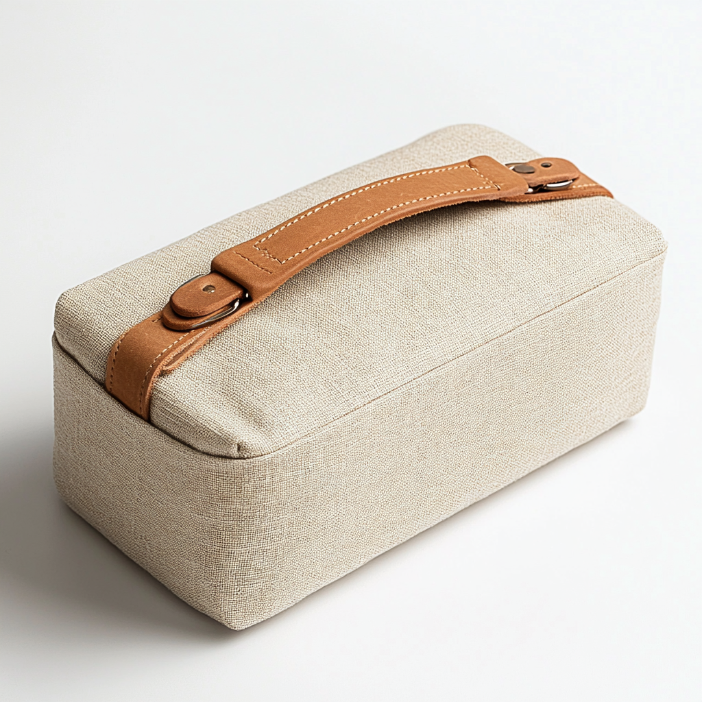 Taver Toiletry Bag - 100% Natural Sustainable Linen - Professional Grade Fiber Integrity - Personal Care Organizer - Heritage Series