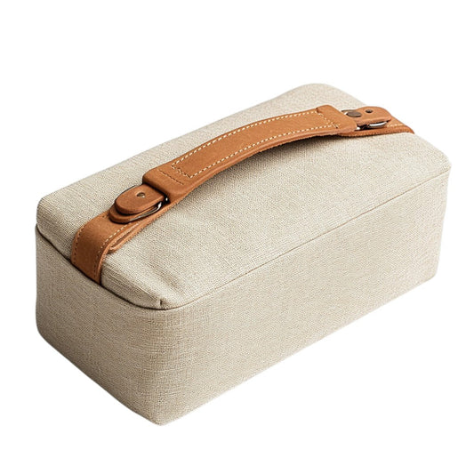 Taver Toiletry Bag - 100% Natural Sustainable Linen - Professional Grade Fiber Integrity - Personal Care Organizer - Heritage Series
