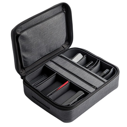 Taver Tech Bag - High-Density Ballistic Nylon - Professional Grade Electronic Organizer - Water Resistant Structural Padding - Charcoal Grey